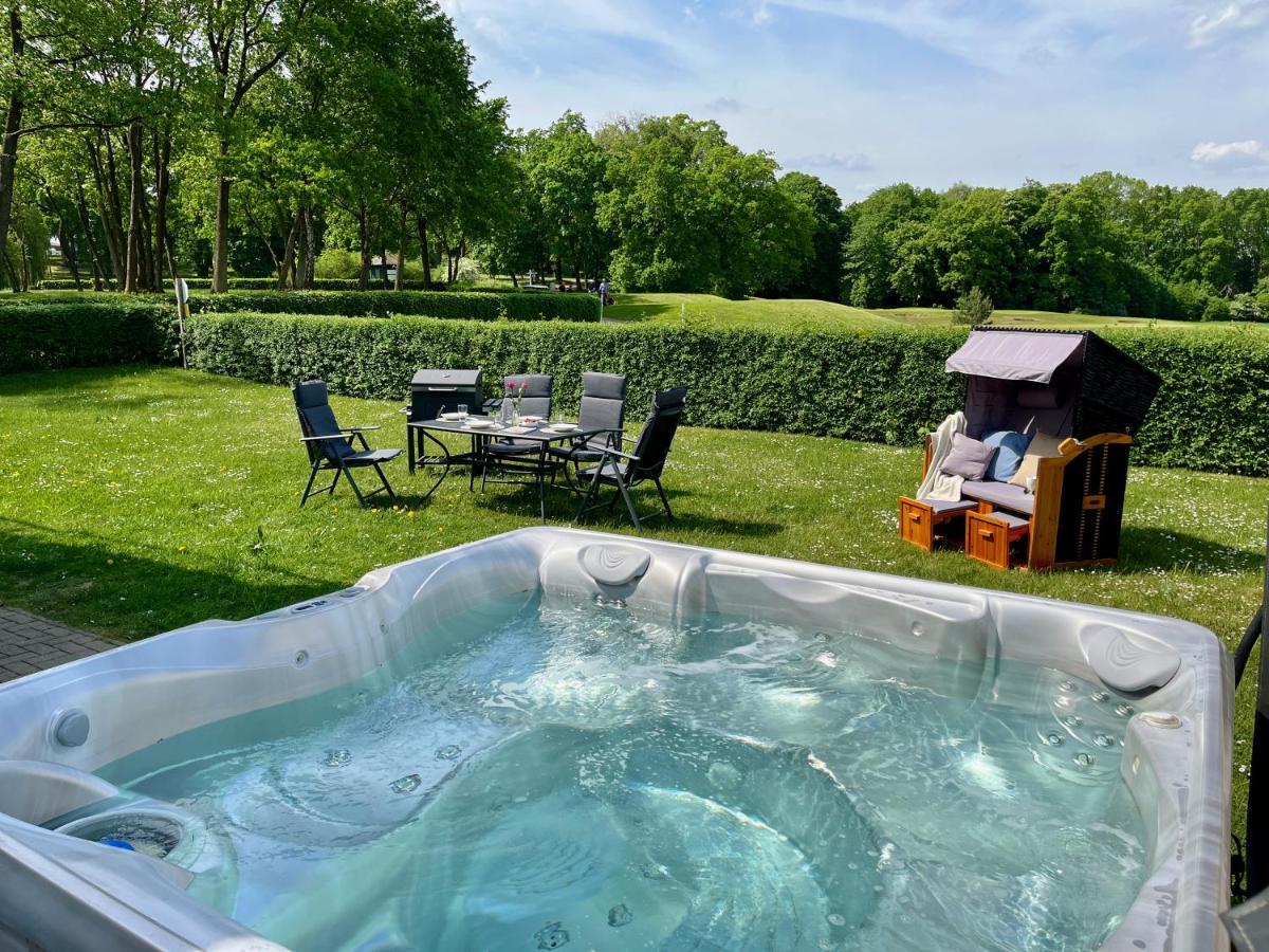 Relaxlounge Abschlag1 #Sauna #Whirlpool #Kamin Göhren-Lebbin Exterior foto